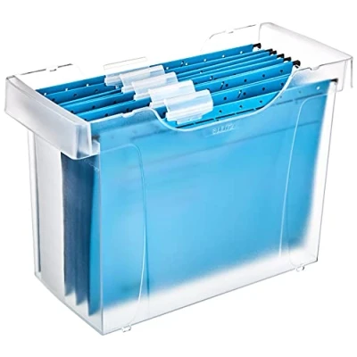 Obrázek Leitz mini složka, závěsný box A4, ideální pro přepravu, transparentní, série Plus, 19930003