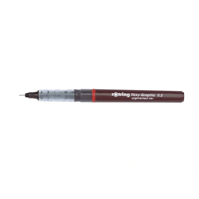 Obrázek Rotring Tikky Graficke finelinerove pero (0,2 mm), barva cerna