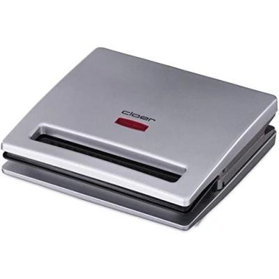 Obrázek Cloer 6219 sendvičovač, 900 W pro 2 dělené toasty, hotové optické hlášení, stříbrné