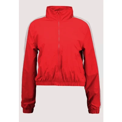 Obrázek Urban Classics Crinkle Sportovní bunda, Ženy, Velikost: Medium, Red/white