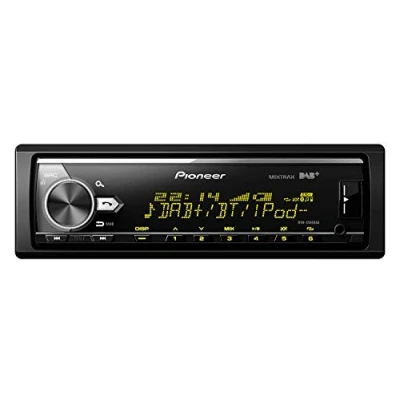 Obrázek Pioneer MVH X580DAB, 1 DIN autorádio s DAB+, RGB, německé menu, Bluetooth, USB, vstup AUX, přímé ovládání iPod/iPhone, handsfree, Smart Sync, černé