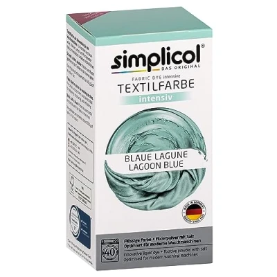 Obrázek simplicol Textilní barva intenzivní modrá laguna, 1 kus