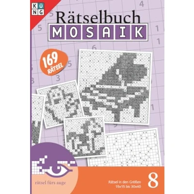 Obrázek Mosaik Rätselbuch Nr. 8 (Logik Rätsel): Rätsel fürs Auge