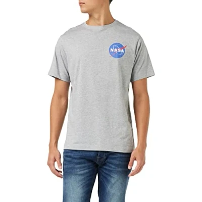 Obrázek Nasa Herren Core Logo T Shirt, Grau (Sports Grey SPO), XX Large