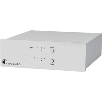 Obrázek Pro Ject Audio Systems DAC Box S2+, High End s 32bit a podporou DSD256 (stříbrný)