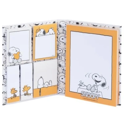 Obrázek Grupo Erik Notizblock Block Buch Peanuts Snoopy Notizzettel für To Do Liste Einkaufszettel oder Einkaufsliste Offizieller Fanartikel