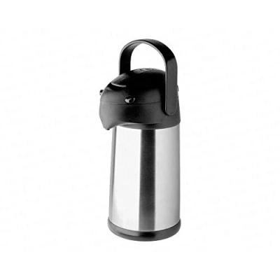 Obrázek Helios Pump konvice Pipe 2,5 l, izolační s funkcí Pump, Grafitovým tlustostěnná, Vakuumgepumptem Litinový