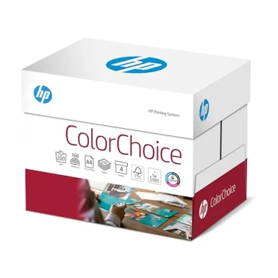 Obrázek Hewlett Packard CHewlett 755 Color Choice papír do tiskárny / laserový 200 g DIN A4, 1. 000 listů, bílý, extraglatt, 4 balení = 1 karton