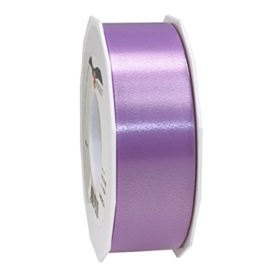 Obrázek C.E. PATTBERG Geschenkband Flieder, 91 Meter Ringelband 40 mm zum Basteln, Dekorieren &amp; Verpacken von Geschenken zu jedem Anlass