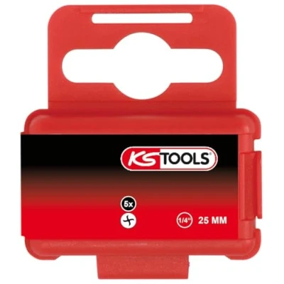 Obrázek KS Tools 911.2908 1/4&quot; CLASSIC Bit Torque, 25mm, 10mm, 5er Pack