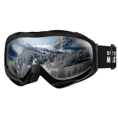 Obrázek OutdoorMaster Unisex lyžařské brýle OTG pro dámy a pány, na Snowboard sníh 100% UV ochrana nositele brýlí, proti zamlžení Ski Goggles chlapce