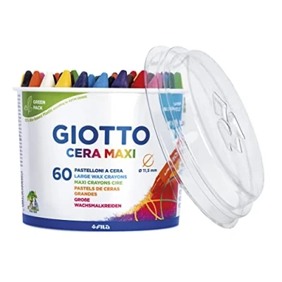Obrázek GIOTTO Cera Maxi Wachsmalstifte, 60 Stück, 5192 00