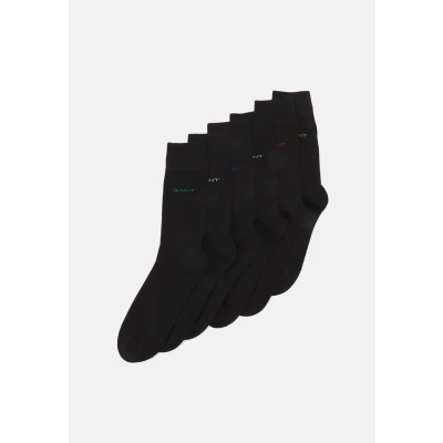 Obrázek GANT SOFT Socks 6 PACK Ponožky, Muži, Velikost: 40 42, Black