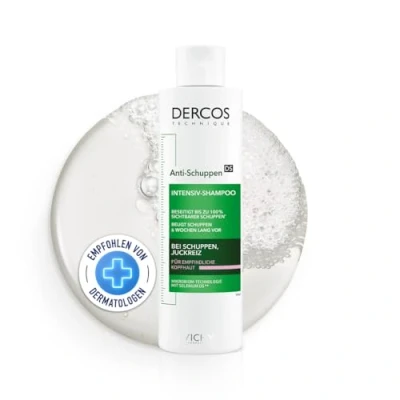 Obrázek VICHY Dercos šampon proti lupům Sensitive Shampoo, 200 ml (1 balení)