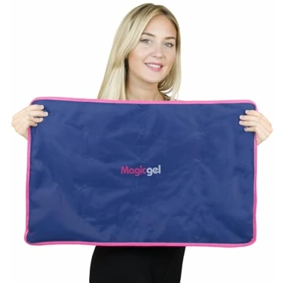 Obrázek Magic Gel XXL chladicí polštář 60 x 38 cm gelová podložka pro celý trup je extra velká a opakovaně použitelná akumulátor regeneraci nebo jako pod