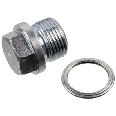 Obrázek febi bilstein 30655 šroub na vypouštění oleje s těsnicím kroužkem, 1 kus, stříbrný