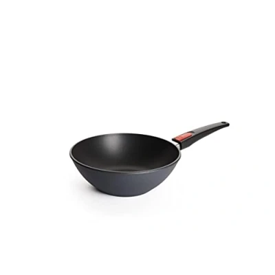 Obrázek Woll Diamond Lite pánev wok a míchání indukční, Ø 26 cm, výška 9 cm vhodná pro všechny typy sporáků, hliníková litina, nepřilnavá povrchová úprava, do trouby, antracitová