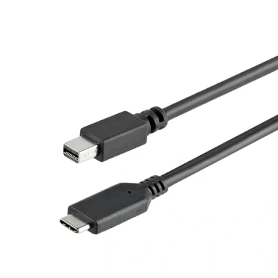 Obrázek StarTech.com 1m USB C na Mini DisplayPort kabel k mDP 4K 60Hz černý (CDP2MDPMM1MB)
