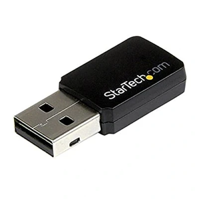 Obrázek StarTech.com USB 2.0 AC600 Mini Dual Band Wireless AC adaptér, 1T1R 802.11ac WiFi síťový 2,4 GHz / 5 Stick
