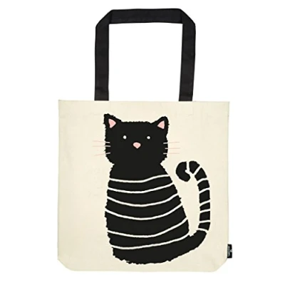 Obrázek moses. Libri _ X taška Shopper Miau, 100% bavlna, sportovní taška, 42 cm, přírodní