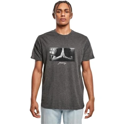 Obrázek Mister Tee PRAY Triko s potiskem, Muži, Velikost: XL, Charcoal