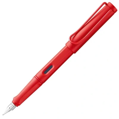 Obrázek LAMY safari moderní plnicí pero 020 z robustního plastu s ergonomickou rukojetí a ocelovým hrotem šířka stehu EF, vč. inkoustové kazety T 10 modré