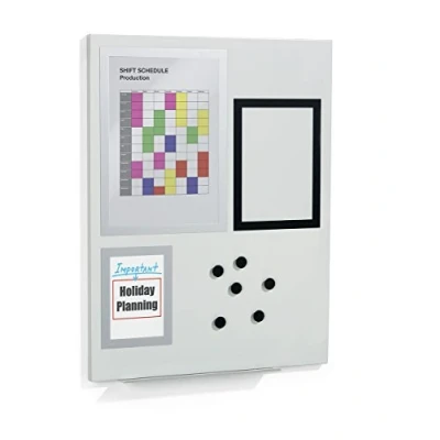 Obrázek Durable Duraframe Magnetic Board S (magnetická tabule vč. informačního rámu a magnetů) šedá, 500110