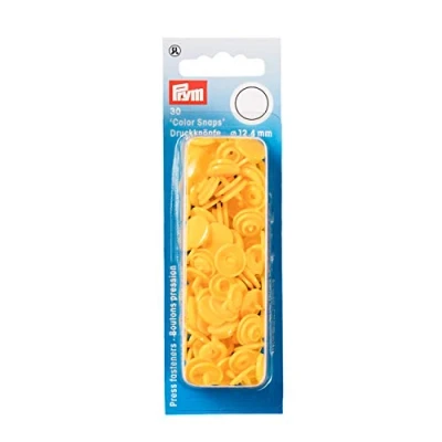 Obrázek Prym 393210 patentka Color Snaps hvězda žlutá, plast, jedna velikost