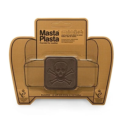 Obrázek MastaPlasta BrownSuedePirate50x50 Wildleder, braun, 5 x cm, MastaHide, BROWN SUEDE PIRATE 5cmx5cm, 6 Gramm