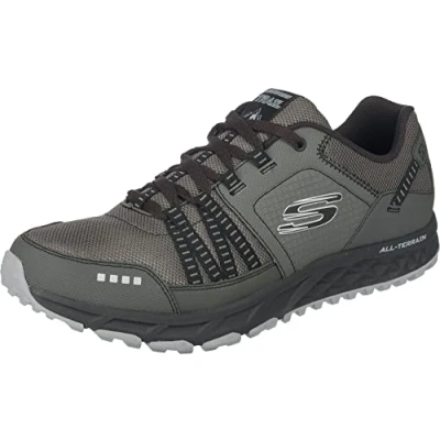 Obrázek Skechers Pánské Escape Plan Sneakers, Grey Charcoal Black