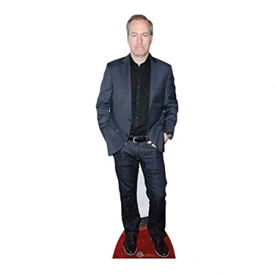 Obrázek STAR CUTOUTS Ltd Saul Goodman Bob Odenkirk Pappaufsteller in Lebensgröße, Blau, Schwarz, Regulär, 187 cm