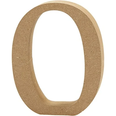 Obrázek Creativ &quot;O MDF písmeno, hnědé, 13 x 2 cm