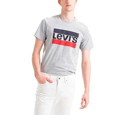 Obrázek Levi&#039;s Sportswear LOGO TEE Triko s potiskem, Muži, Velikost: Small, Grey heather