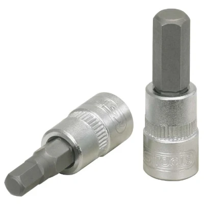 Obrázek 1/4 &quot; &quot;šestihranné bity Stecknuã? 7 mm Matně chromovaný, na HÃ přívěšek