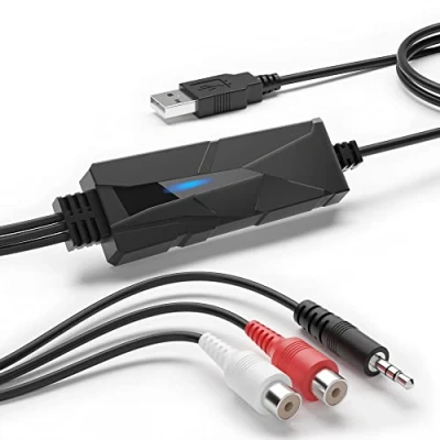 Obrázek DriverGenius USB Audio Capture Grabber 3,5 mm, R/L stereo vstupy