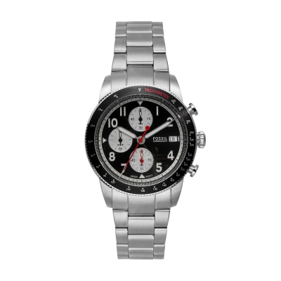 Obrázek Fossil Sport Tourer Watch Hodinky se stopkami silvercoloured, Muži, Velikost: One Size, Silver coloured