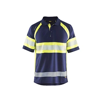 Obrázek Blakläder polo tričko ve velikosti XL, kvalitní, obzvlášť odolné proti vlhkosti, v námořnicky modré / žluté, 333810518933