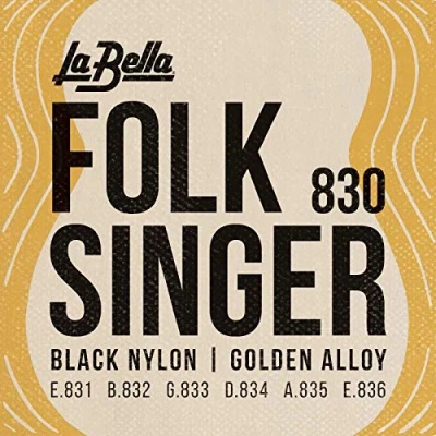 Obrázek Labella L840 Folk Singer Serie sada Nylon struny s kuličkovým Střední napětí