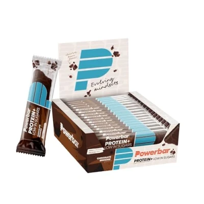 Obrázek Powerbar Protein Plus Low Sugar Chocolate Brownie 16x35g High tyčinka