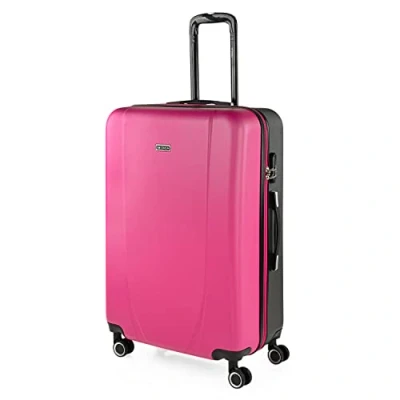 Obrázek ITACA Kufr Tiber, 65 Centimeters, Růžová (Fucsia/Antracita),