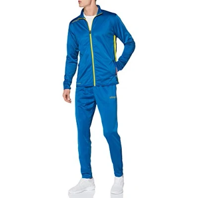 Obrázek Uhlsport Pánská tréninková souprava Essential Classic, azurově modrá / citrónově žlutá, M EU