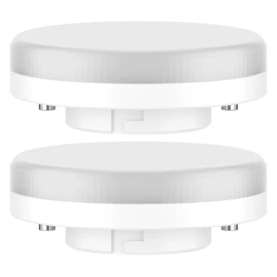 Obrázek ledscom.de 2 kusy GX53 LED žárovek, teplá bílá (2700 K), 6,2 W, 509 lm, 97, matná