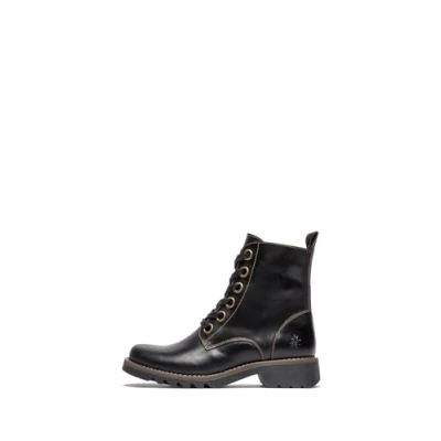 Obrázek FLY London Damen Ragi539fly Kurzschaft Stiefel, Schwarz Black 003, 35 EU
