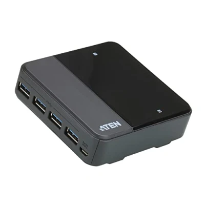 Obrázek Aten US234 AT USB 3.0 přepínač periferních zařízení s 2portem černý
