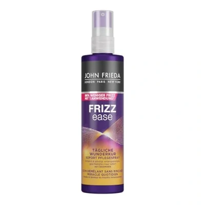 Obrázek John Frieda Frizz Ease denní zázračná kúra okamžitě pečující sprej (200 ml) vyživuje a rozčesává nepoddajné vlasy