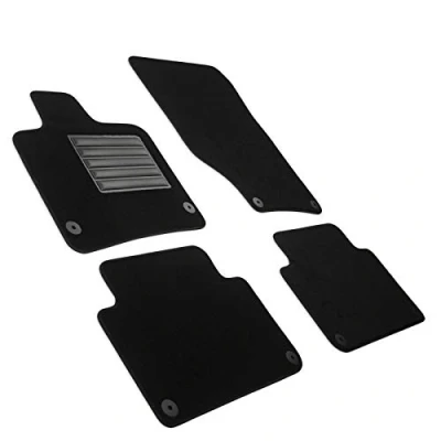 Obrázek MDM SP 254 Fußmatten Velours Autoteppich passend für Audi Q7 (4L) 03.2006&gt;05.2015, black