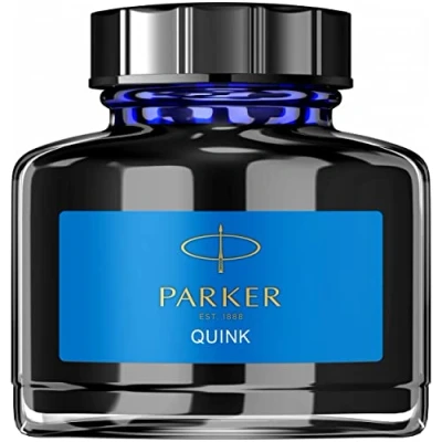 Obrázek Parker Plnicí inkoust Quink v inkoustovém sudu omyvatelný modrý 57 ml