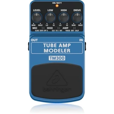 Obrázek Behringer TUBE AMP MODELER TM300 Ultimativní modelovací efekt pedálu pro trubkový zesilovač
