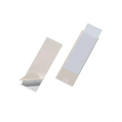 Obrázek Durable Samolepicí taška Pocketfix pro zasouvací štítky 38 x 125 mm, 10 kusů, transparentní, 807419