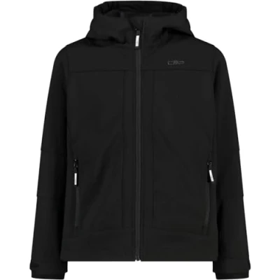 Obrázek CMP KID Jacket FIX HOOD Unisex Softshellová bunda pro děti, Velikost: 92, Nero